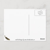 魚釣りはがきカスタムさけ魚絵はがき ポストカード (裏面)