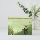 魚釣りはがき ポストカード (スタンド正面)