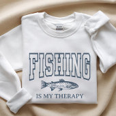 魚釣りはパパの私のセラピーシャツ、フィッシャーマンティー Tシャツ