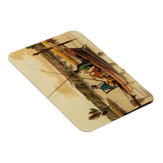 魚釣りはプント、I.クラークによって水揚げ、パブ。 マグネット (右側)