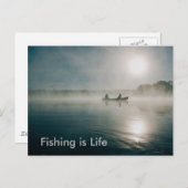 魚釣りはライフポストカード ポストカード (正面/裏面)