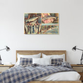 "魚釣りは北西で良い" – チヌーク キャンバスプリント (インサイチュ (寝室))