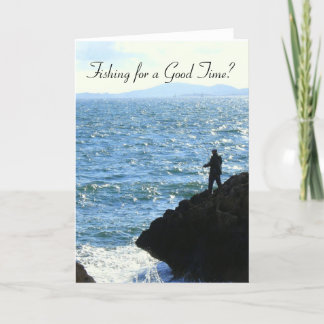 魚釣りは楽しい？招待状 招待状