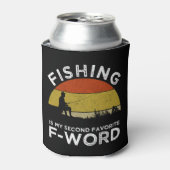 魚釣りは私お気に入りのの2番目のFワード 缶クーラー (缶正面)