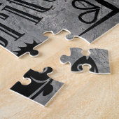 魚釣りは私のお気に入りの引用文 ジグソーパズル (側面)