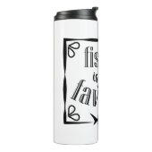 魚釣りは私のお気に入りの引用文 タンブラー (回転左)