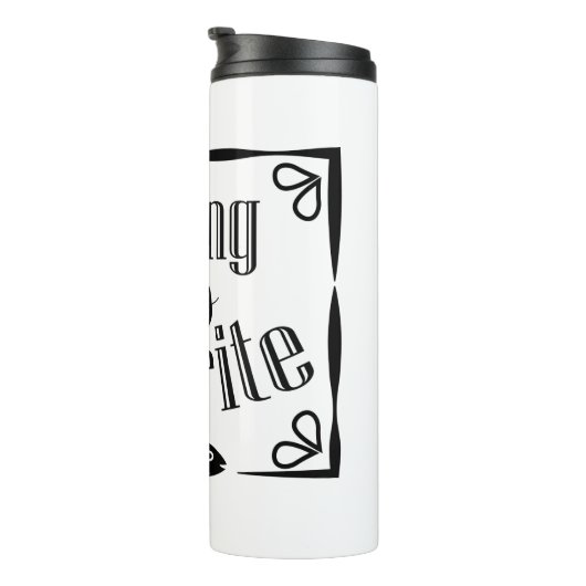 魚釣りは私のお気に入りの引用文 タンブラー (回転右)