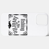 魚釣りは私のお気に入りの引用文 Case-Mate iPhoneケース (裏面 (横))