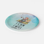 魚釣りは私のセラピー ペーパープレート (アングル)