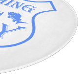 魚釣りは私のホビーシールド引用文オンクレスト カッティングボード (角)