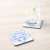 魚釣りは私のホビーシールド引用文オンクレスト コースター (右側)