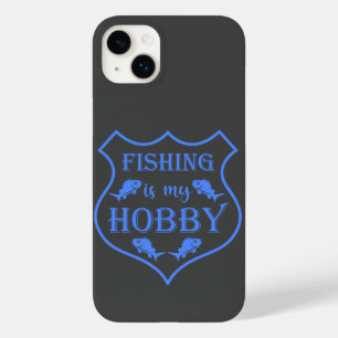 魚釣りは私のホビーシールド引用文オンクレスト Case-Mate iPhone 14 PLUSケース