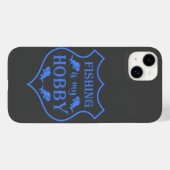 魚釣りは私のホビーシールド引用文オンクレスト Case-Mate iPhoneケース (裏面 (横))