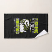 魚釣りは私の問題のほとんどを解決する ハンドタオル (ハンドタオル)