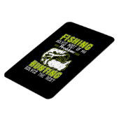 魚釣りは私の問題のほとんどを解決する マグネット (左側)