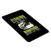 魚釣りは私の問題のほとんどを解決する マグネット (右側)