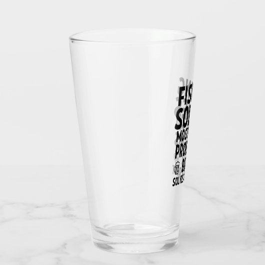 魚釣りは私の問題の大部分を解決する。 タンブラーグラス (右)