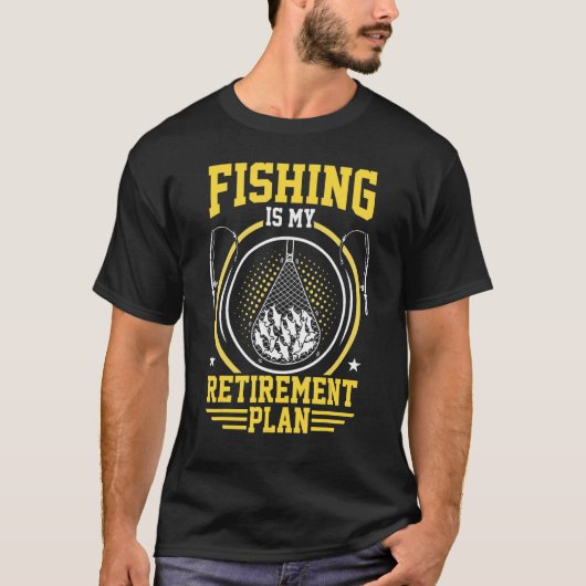 魚釣りは私の退職計画オプションスプーンのスキルである Tシャツ (正面)