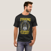 魚釣りは私の退職計画オプションスプーンのスキルである Tシャツ (正面フル)