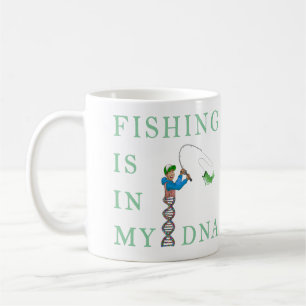魚釣りは私のDNAに入っている コーヒーマグカップ