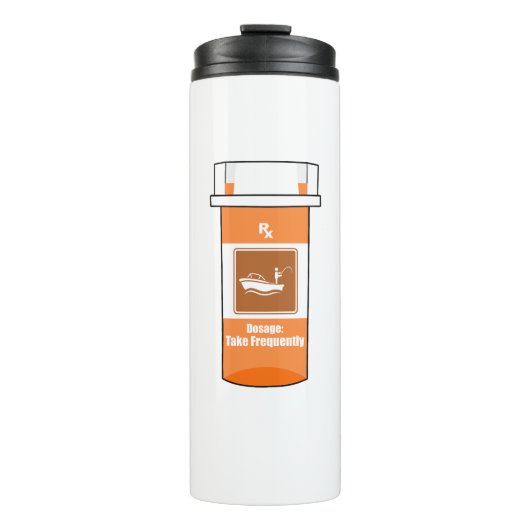 魚釣りは薬 タンブラー (正面)