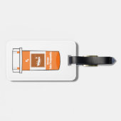 魚釣りは薬 ラゲッジタグ (裏面横)