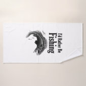 魚釣りは魚である バスタオル (バスタオル)