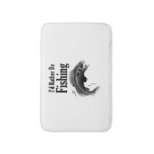 魚釣りは魚である バスマット (正面縦)