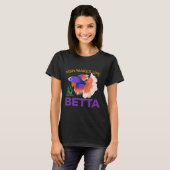 魚釣りはLife Betta Tシャツ (正面フル)
