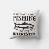 魚釣りもしではない クッション (裏面)