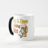 魚釣りもビールも何も問題ではない モーフィングマグカップ (正面左)