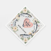 魚釣りやウェディングをテーマにした魚釣り愛好家 スタンダードランチョンナプキン (角)