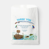 魚釣りをテーマにしたオフィッシュの誕生日 フェイバーバッグ (正面)