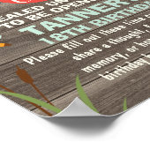 魚釣りをテーマにしたタイムカプセル標識8x10インチ ポスター (角)