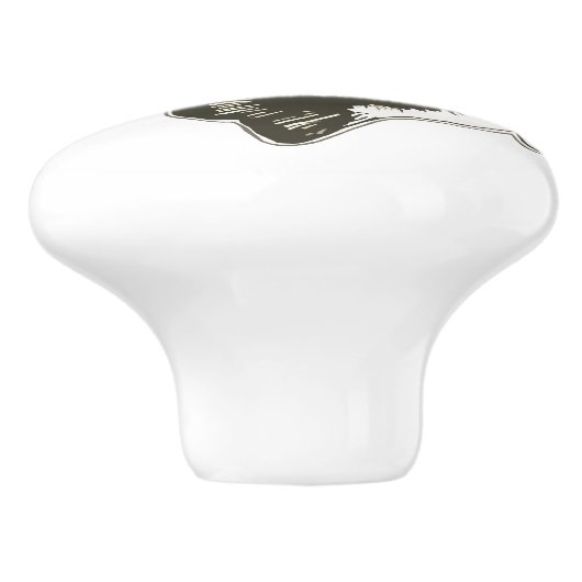 魚釣りをテーマにしたルームバスフィッシュドロワー セラミックノブ (側面)