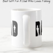 魚釣りをテーマにした誕生日ギフトパパと夫 コーヒーマグカップ