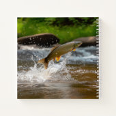 魚釣りをテーマにした退職パーティーゲストブック ノートブック (裏面)