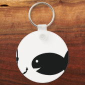 魚釣りアイコン キーホルダー (正面)