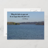 魚釣りアイリ賛美ッシュ ポストカード (正面/裏面)