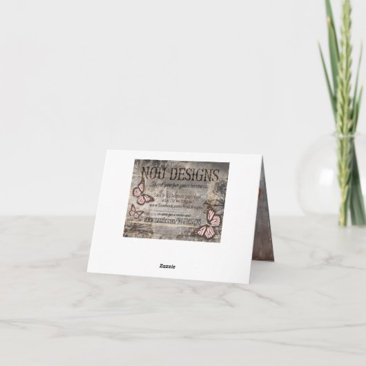 魚釣りアウトドアスマンをテーマにした有難う サンキューカード (裏面)