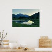 魚釣りアットサンセット ポスター (キッチン)