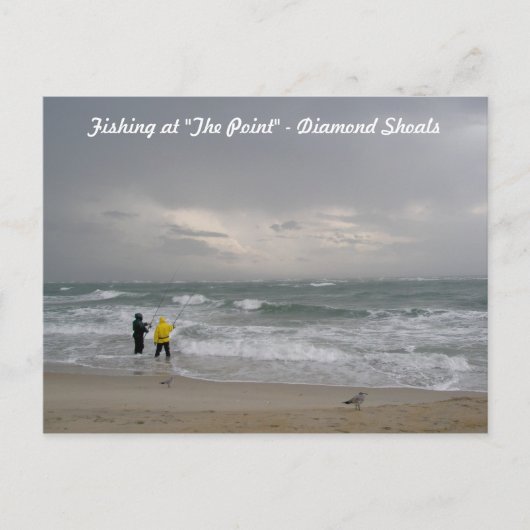 魚釣りアットダイヤモンドショールズOBXポストカード ポストカード (正面)