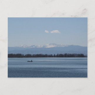 魚釣りアットバーレイク州パークコロラド ポストカード