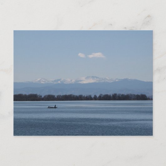 魚釣りアットバーレイク州パークコロラド ポストカード (正面)