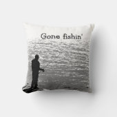 魚釣りアットレイク クッション (正面)