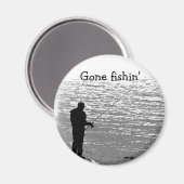 魚釣りアットレイク マグネット (正面/裏面)