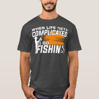 魚釣りアングリングスポーツフィッシャーフィッシャーマンギフト Tシャツ