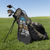 魚釣りアートオールフィッシャーマン ゴルフタオル (グリーン)