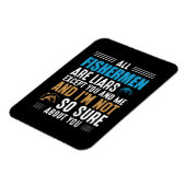 魚釣りアートオールフィッシャーマン マグネット (左側)