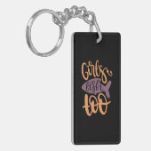 魚釣りアートガールズフィッシュ キーホルダー (正面左)